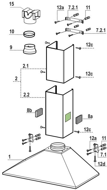 FALCON FALHDC 90 CR/C-EU - Encombrement - 4