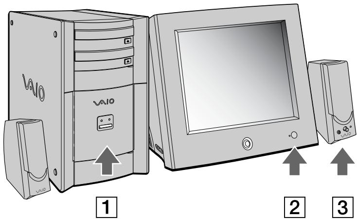 SONY PCV-RX4 - Démarrage de l'ordinateur - 1