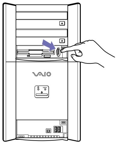 SONY PCV-RX4 - Extraction d'un Memory Stick™ - 1