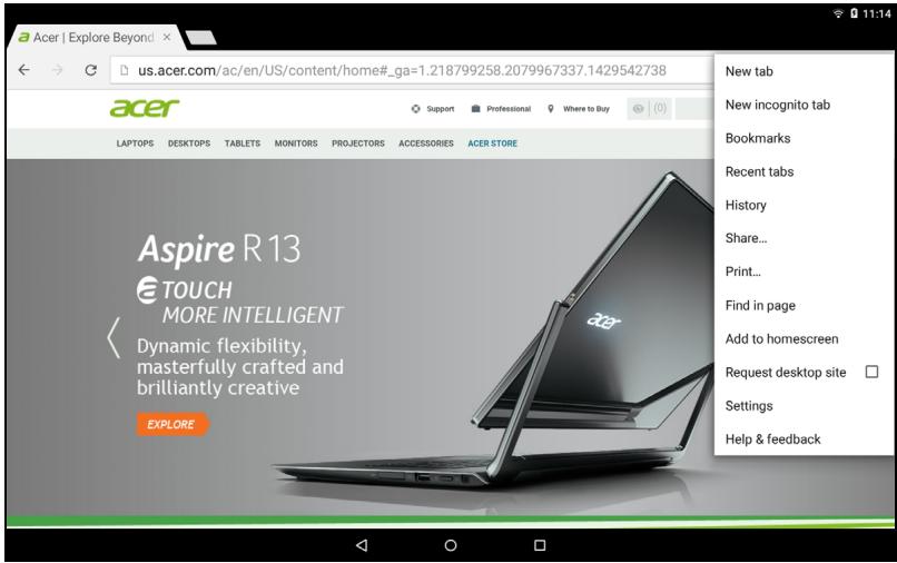 ACER A3-A30-197H - Utiliser le navigateur - 2