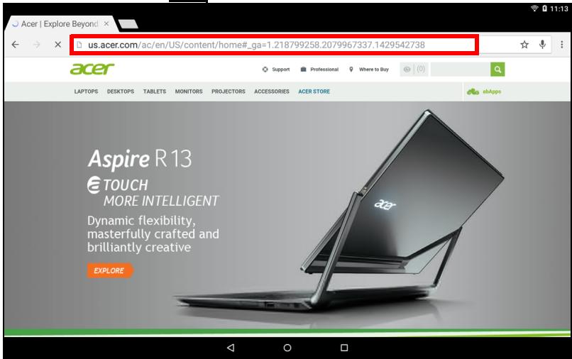 ACER A3-A30-197H - Utiliser le navigateur - 1