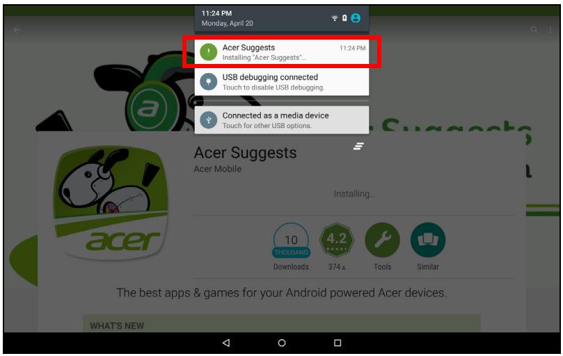 ACER A3-A30-197H - Play Store - 3