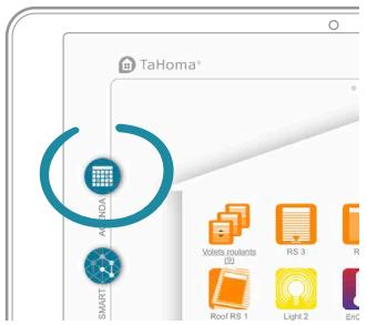 SOMFY BOX MAISON TAHOMA - Fonctions avancées : agenda (1/2) - 1