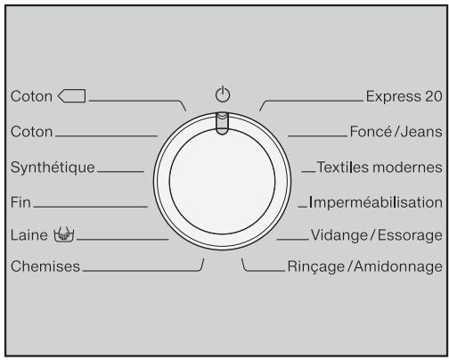 MIELE WDDO20 - Sélectionner un programme - 1