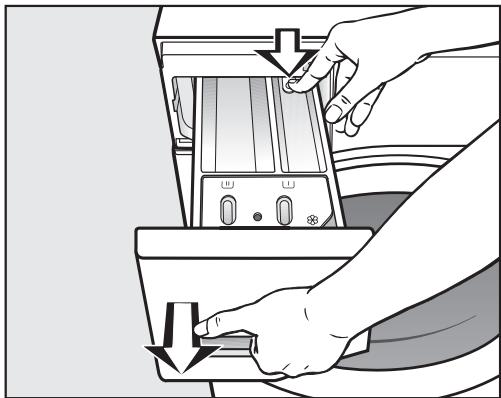 MIELE WDDO20 - Nettoyer le bac à produits - 1
