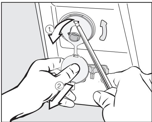 MIELE WDDO20 - Démonter les sécurités de transport - 1