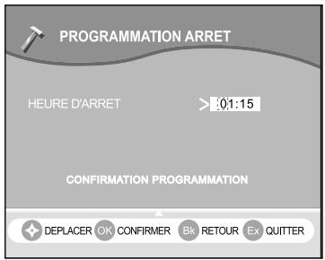 SAGEM ITD 59N WL - 7-12-1 Programmation arrêt - 2