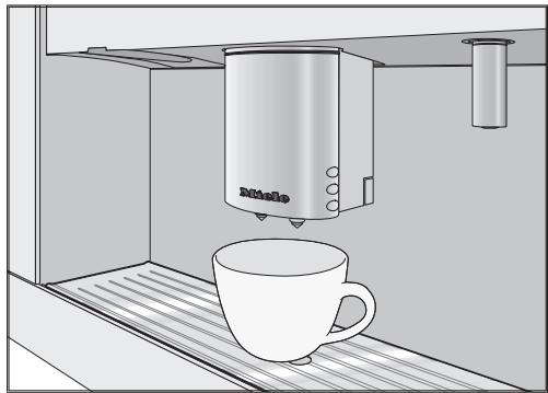MIELE CVA6805 - Activer ou désactiver le réglage en hauteur de la distribution - 1