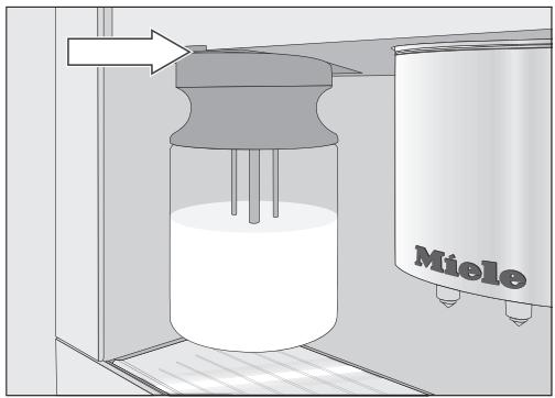 MIELE CVA6805 - Conseils relatifs au écipient à lait - 2