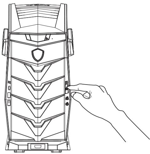 MSI AEGIS X3 VR7-010 - > Connexion d'alimentation et démarrer l'ordinateur - 2