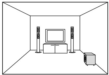 AUDIO PRO COL-BLAK DIAMOND - Subwooferin sjoittaminen - 2