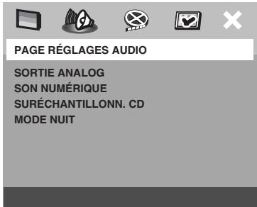 YAMAHA DVD-S557 - Menu Reglages Audio - 1
