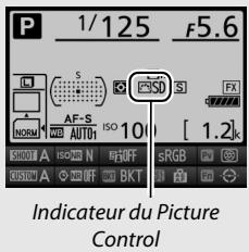 NIKON D810 - Indicateur du Picture Control - 1