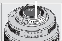 NIKON D810 - Pour reconnaître les objectifs à microprocesseur et les objectifs de type G, E et D - 1