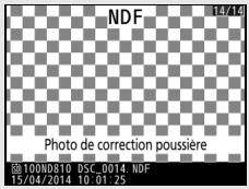 NIKON D810 - Données de réference de correction de la poussière - 1