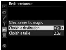NIKON D810 - Sélectionnez une destination. - 1