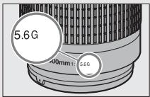 NIKON D810 - Pour reconnaître les objectifs à microprocesseur et les objectifs de type G, E et D - 2
