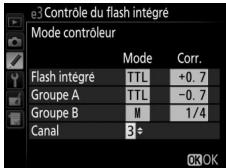 NIKON D810 - Sélectionnéz le canal. - 1