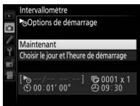 NIKON D810 - Modifiez les réglages de l'intervallomètre. - 2