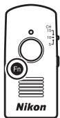 NIKON D810 - f16: Régler Fn télécommande (WR) - 1