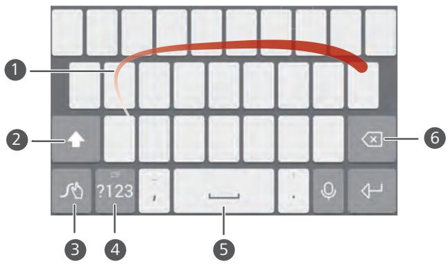 HONOR 6+ - Méthode de saisie Huawei Swype - 1