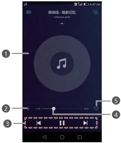HONOR 6+ - Écouter de la musique - 1