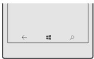 MICROSOFT Lumia 650 - Touches Retour, Demarrer et Rechercher - 1