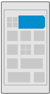 MICROSOFT Lumia 650 - Redimensionner ou désépingler une vignette - 1