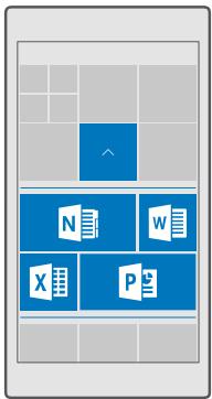 MICROSOFT Lumia 650 - Grouper des vignettes dans des dossiers - 1