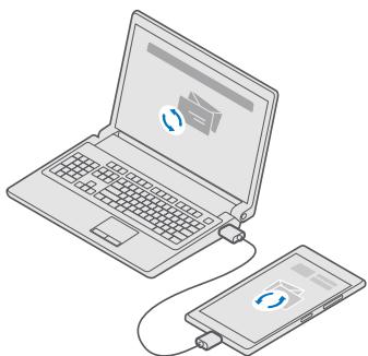 MICROSOFT Lumia 650 - Copier du contenu entre votre téléphone et votre ordinateur - 1