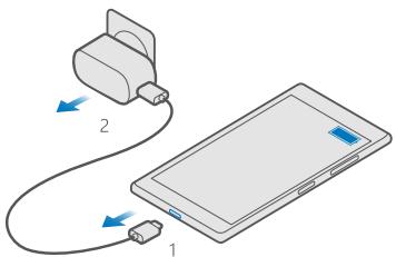 MICROSOFT Lumia 650 - Charger vous telephone à l'aide d'un chargeur USB - 2
