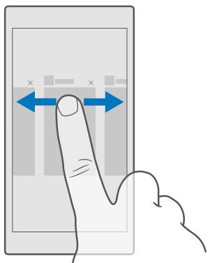 MICROSOFT Lumia 650 - Afficher, basculer entre et fermer des applications ouvertes - 1