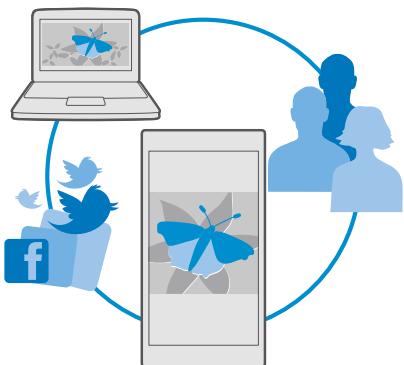 MICROSOFT Lumia 650 - Partager vos photos et vidEOS - 1