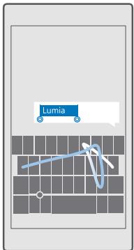 MICROSOFT Lumia 650 - Balayer pour écrire du texte - 1