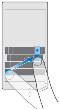 MICROSOFT Lumia 650 - Saisir un nombre ou un caractère spécial - 2