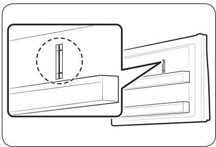 SAMSUNG RT31CG5624S9 - Ligne indiquant la limite de charge (modèles applicables uniquement) - 1
