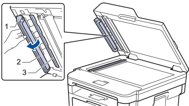 BROTHER MFC-L2710DW - Nettoyer le scanner - 3