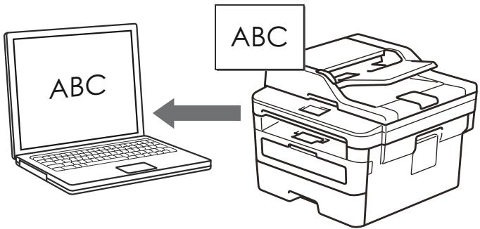 BROTHER MFC-L2710DW - Numérisation vers un fichier texte modifiable (OCR) - 1