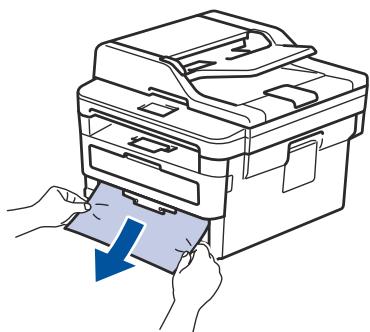 BROTHER MFC-L2710DW - Du papier est coincé à l'intérieur du bac à papier - 2