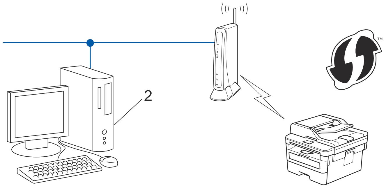 BROTHER MFC-L2710DW - Type B - 1
