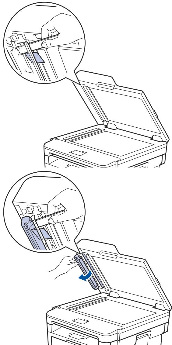 BROTHER MFC-L2710DW - Retirer les petits débris de papier coincés dans le chargeur automatique de documents - 1
