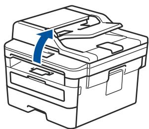 BROTHER MFC-L2710DW - Du papier est coincé à l'intérieur du bac de sortie - 1