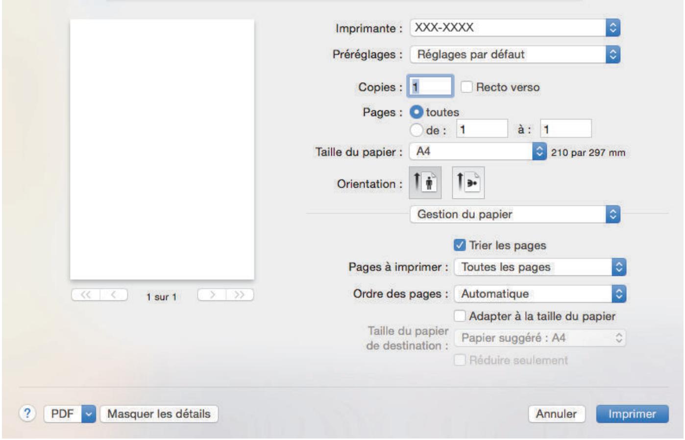 BROTHER MFC-L2710DW - Gestion du papier - 1