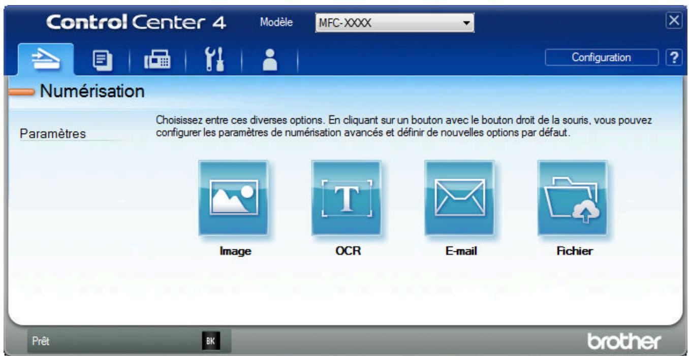 BROTHER MFC-L2710DW - Numériser automatiquement les deux faces d'un document à l'aide du mode Avancé de ControlCenter4 (Windows®) - 2