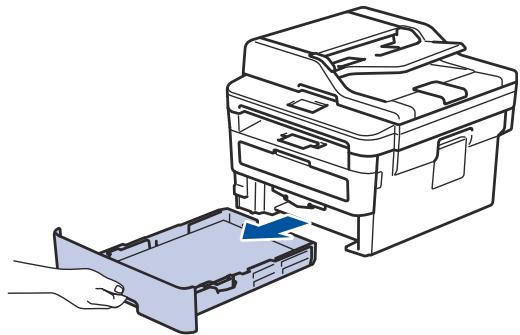 BROTHER MFC-L2710DW - Du papier est coince au niveau du bac recto verso - 1