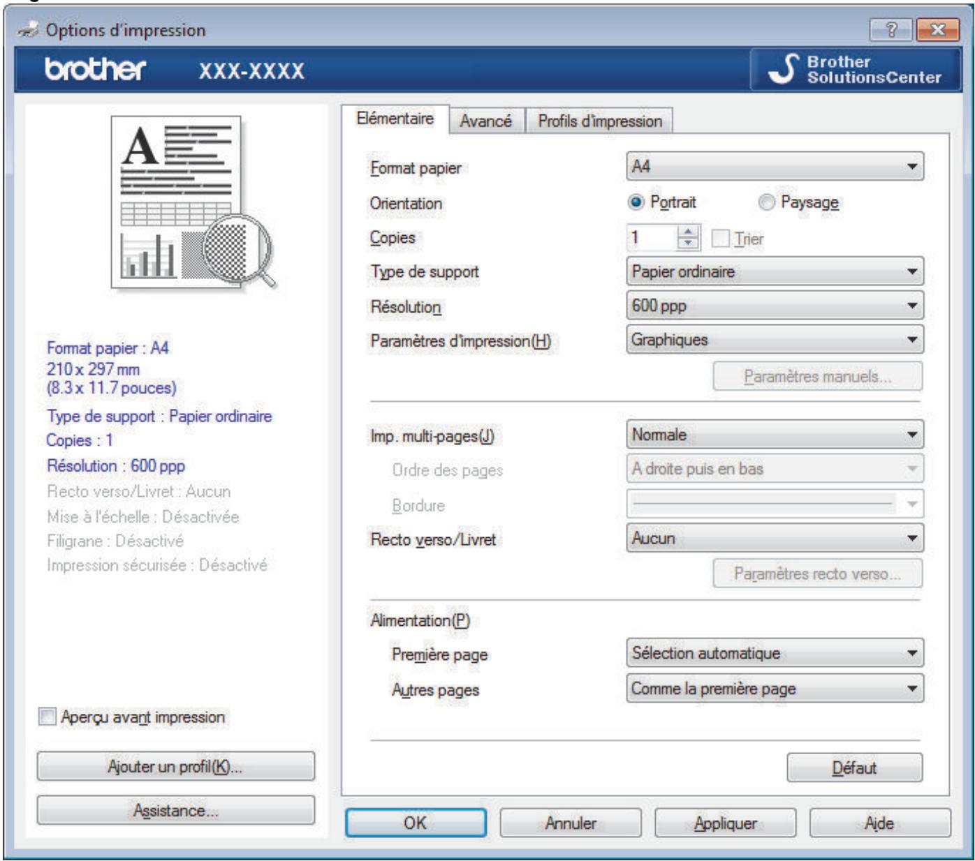 BROTHER MFC-L2710DW - Onglet Elementary - 1