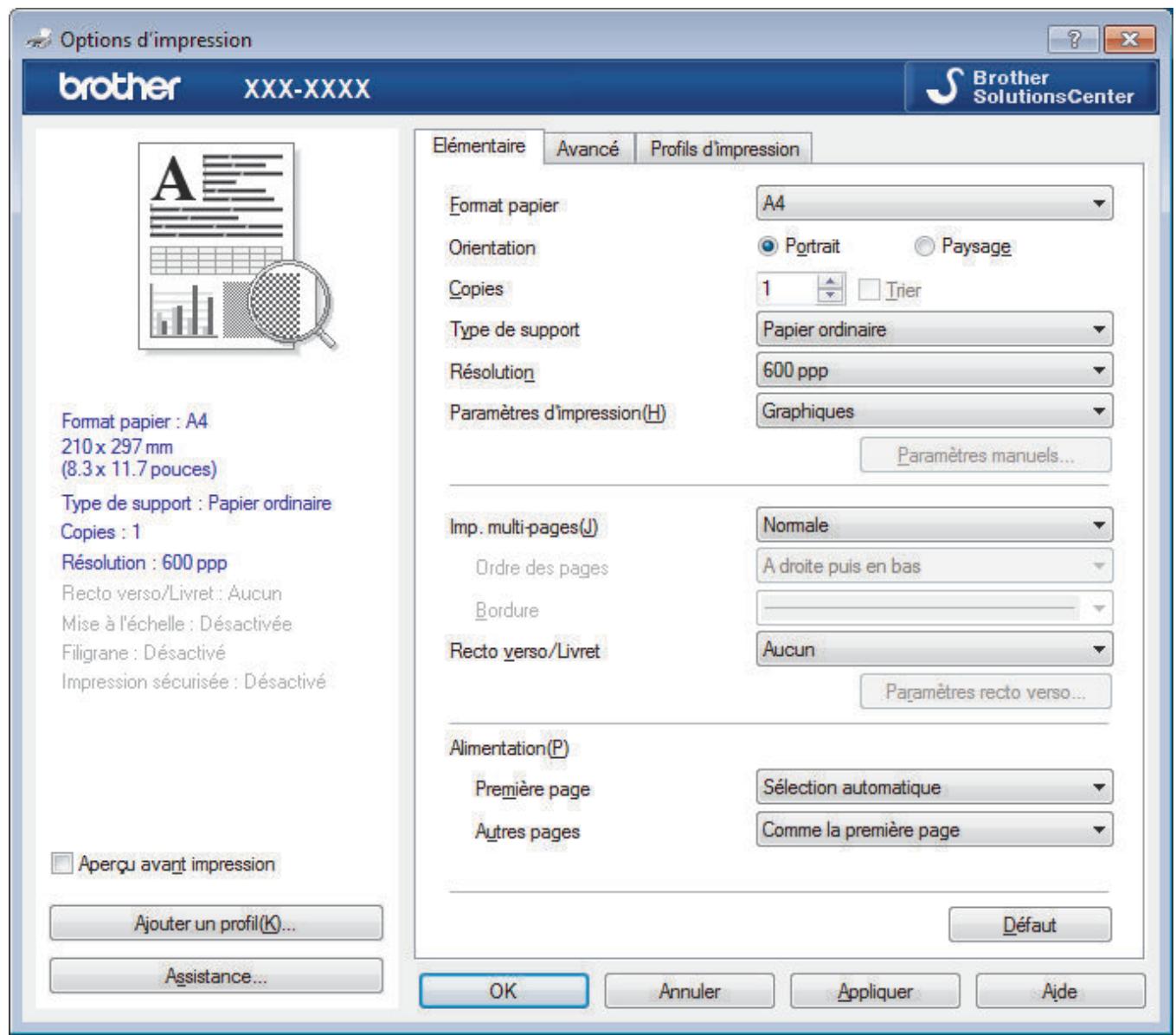 BROTHER MFC-L2710DW - Imprimer un document (Windows®) - 1