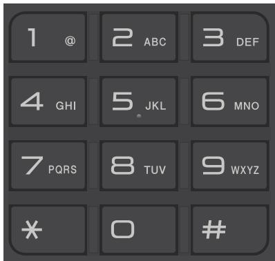 BROTHER MFC-L2710DW - Utilisation du pavé numérique - 1