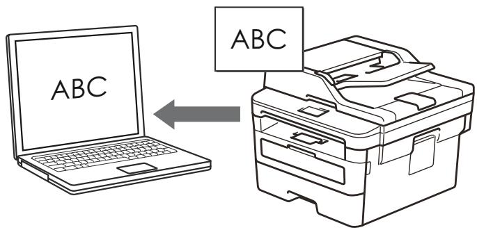 BROTHER MFC-L2710DW - Numériser vers un fichier texte modifiable (OCR) à l'aide du mode Avancé de ControlCenter4 (Windows®) - 1
