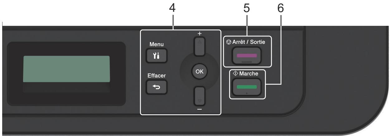 BROTHER MFC-L2710DW - Écran LCD (affichage à cristaux liquides) - 2